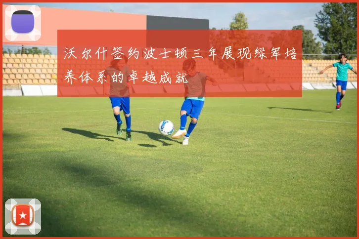 沃尔什签约波士顿三年展现绿军培养体系的卓越成就